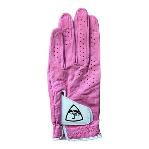 Callaway Pink Cabretta Leather Women’s Left Hand Golf Glove Size: M - Picture 1 of 2